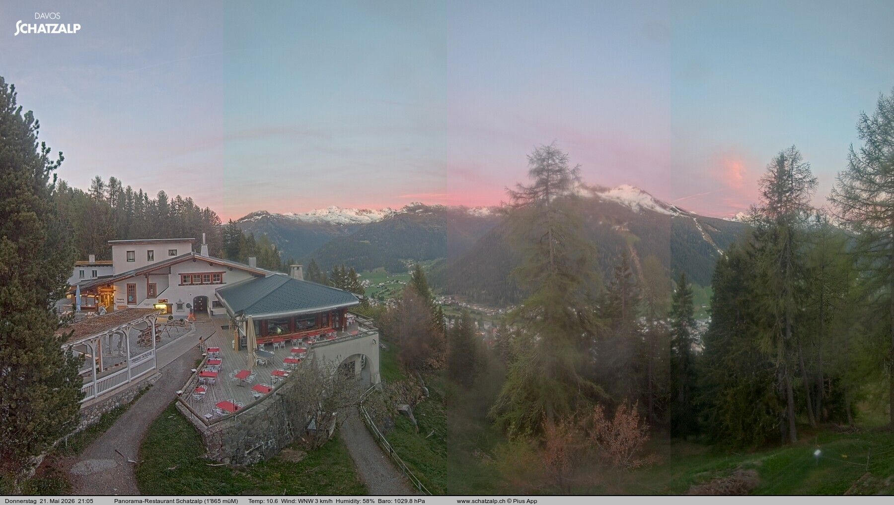 Davos: Schatzalp Panorama-Restaurant