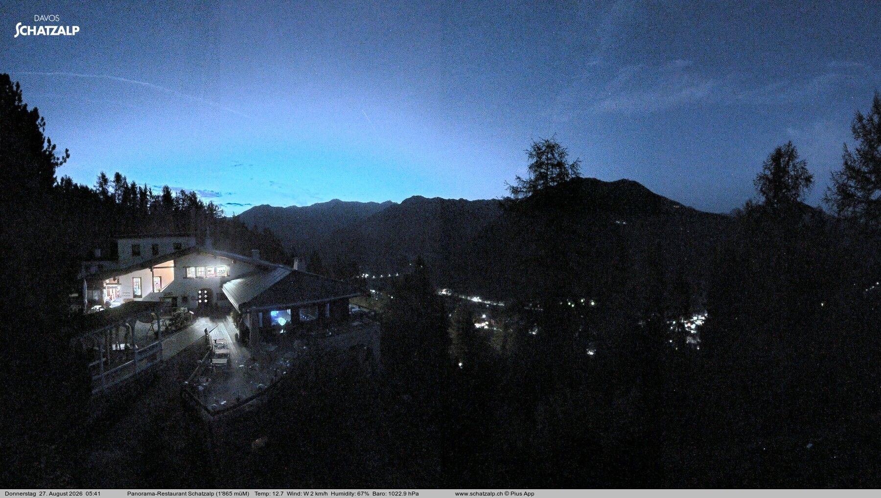 Davos: Schatzalp Panorama-Restaurant
