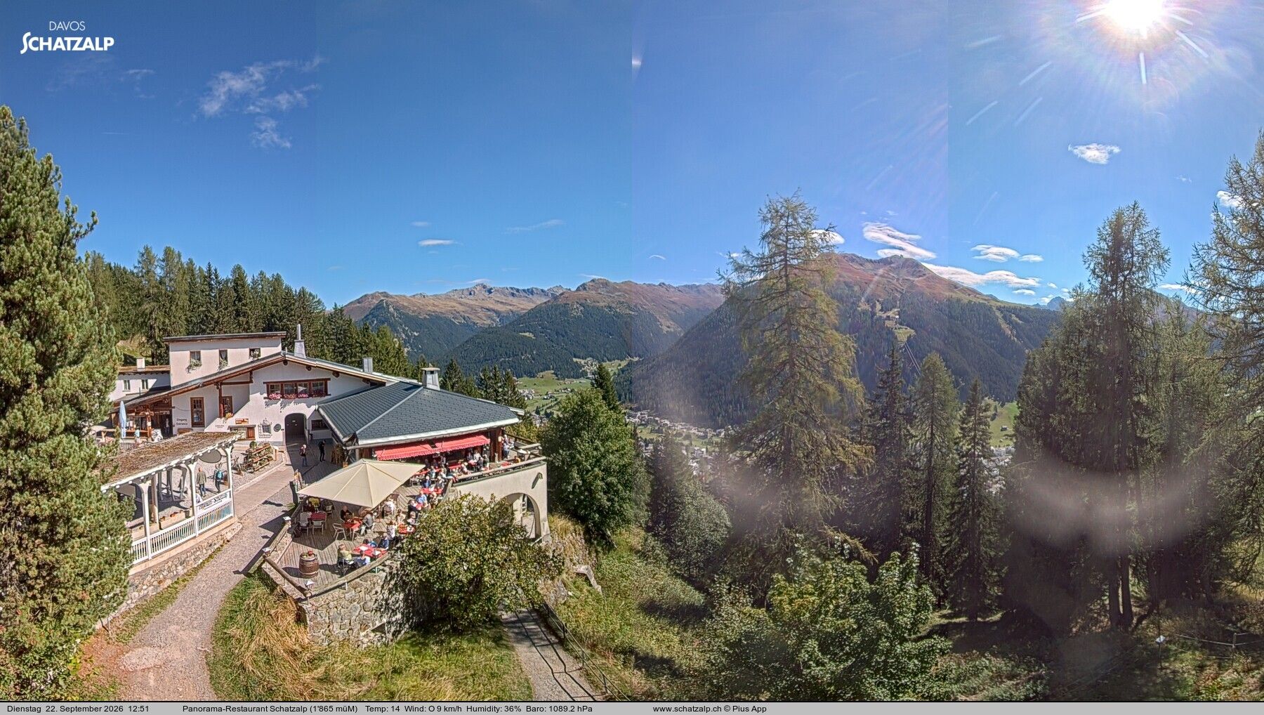 Davos: Schatzalp Panorama-Restaurant