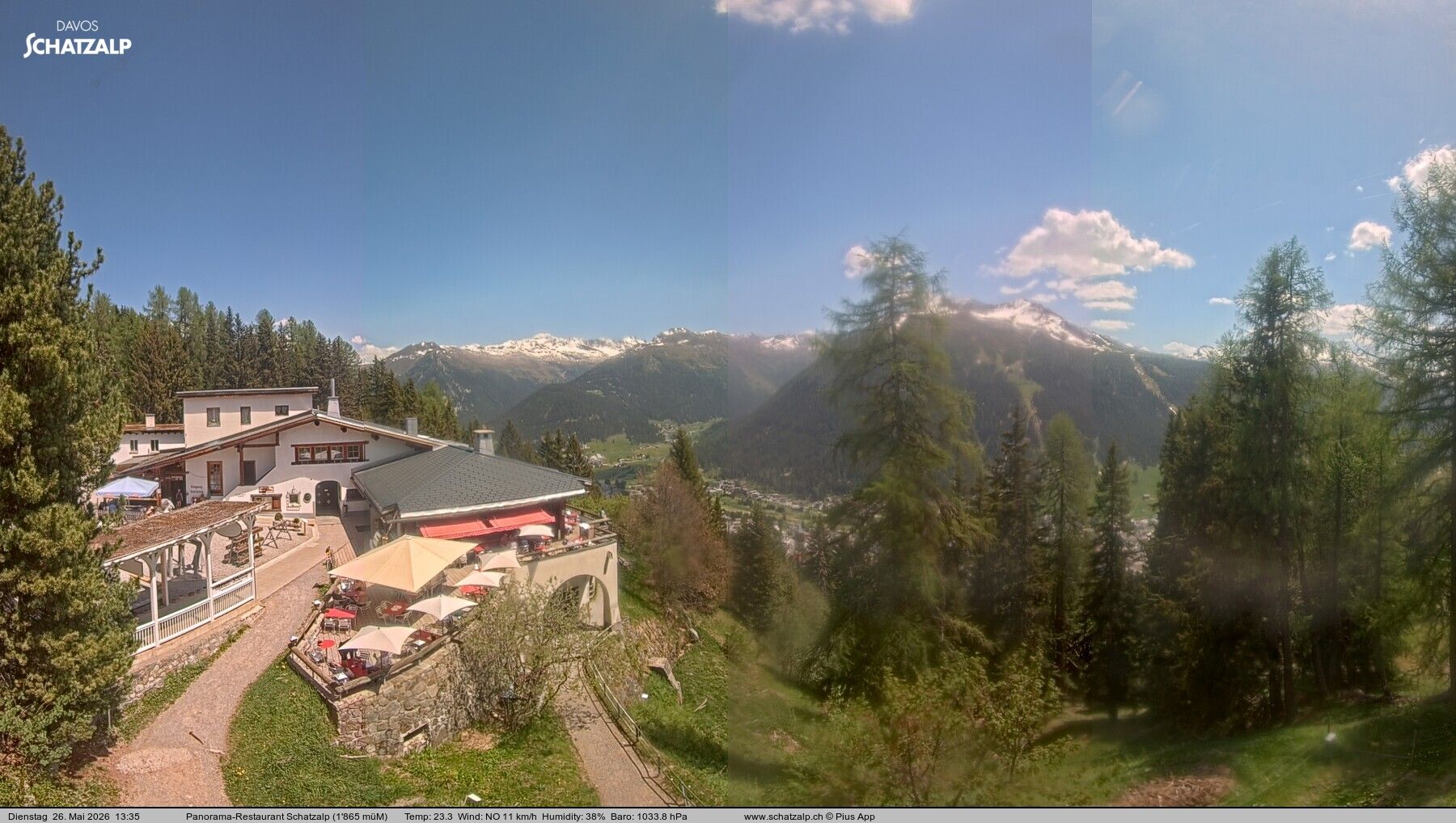 Davos: Schatzalp Panorama-Restaurant
