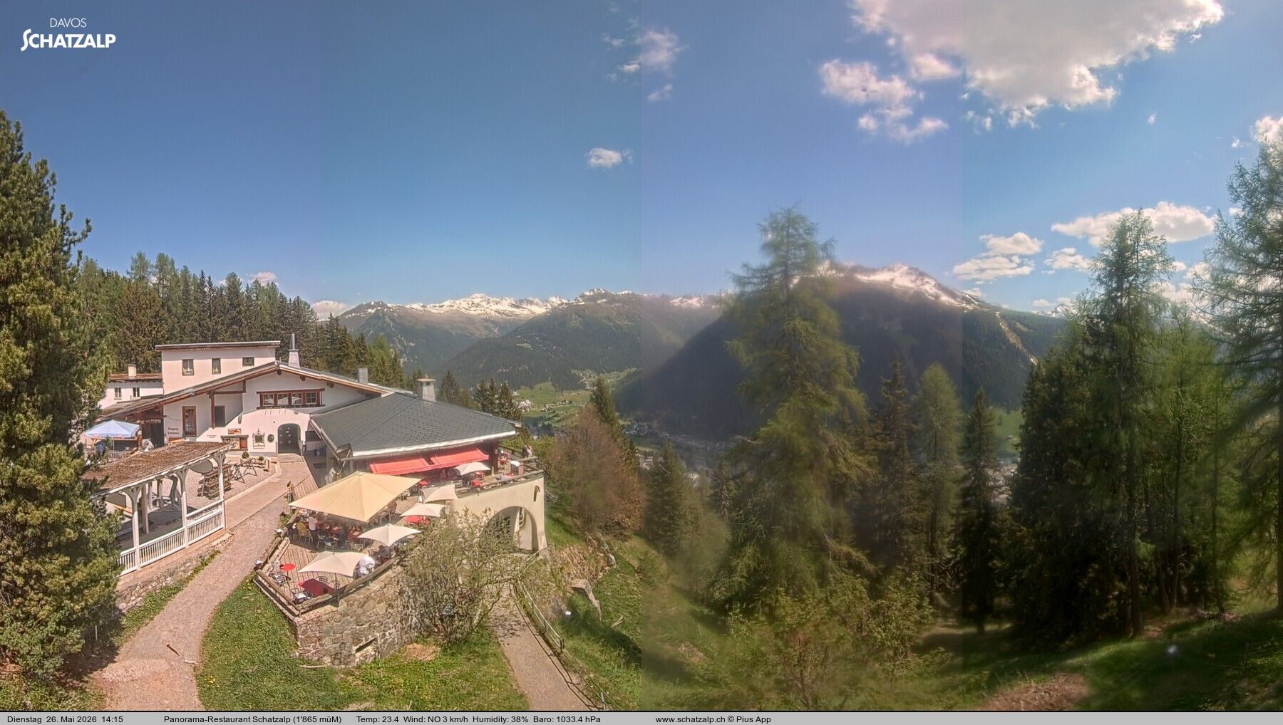 Davos: Schatzalp Panorama-Restaurant