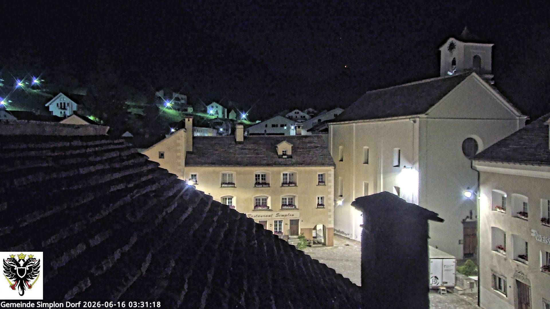 Simplon Dorf › Nordwesten: Kirche St. Gotthard - Dorfplatz