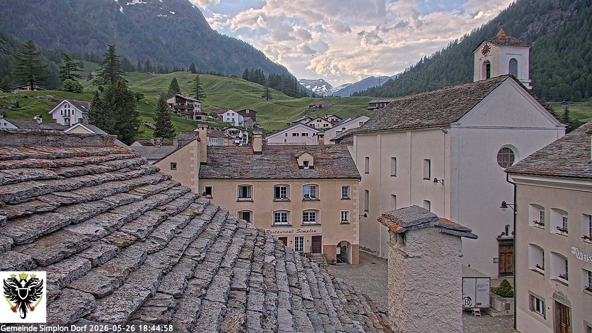 Simplon Dorf › Nordwesten: Kirche St. Gotthard - Dorfplatz