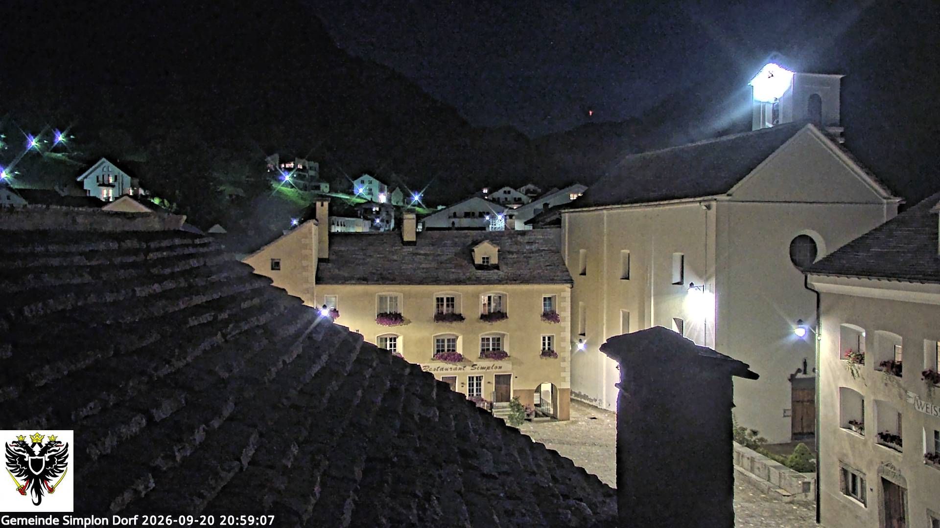 Simplon Dorf › Nordwesten: Kirche St. Gotthard - Dorfplatz