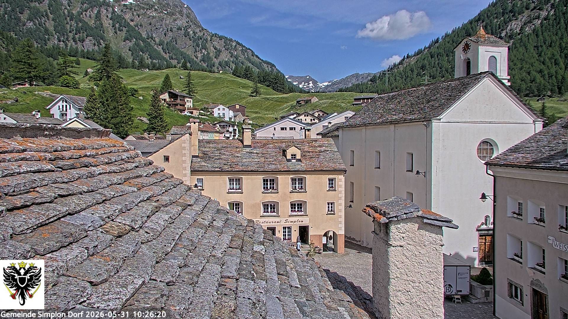 Simplon Dorf › Nordwesten: Kirche St. Gotthard - Dorfplatz