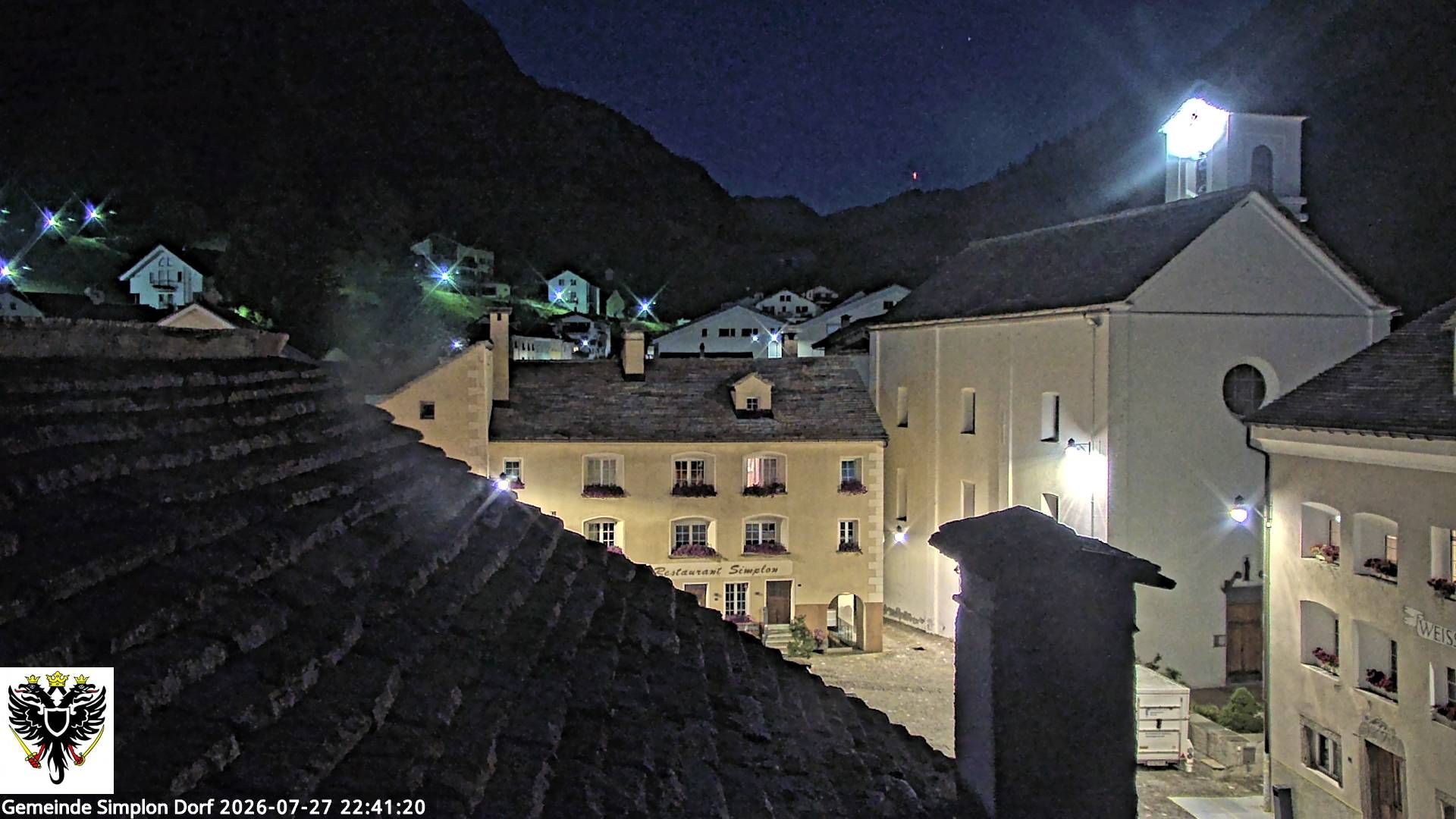 Simplon Dorf › Nordwesten: Kirche St. Gotthard - Dorfplatz