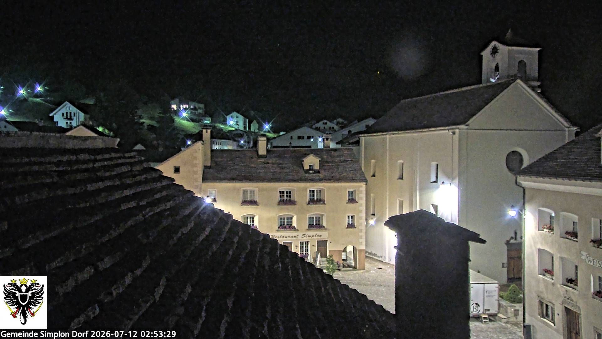 Simplon Dorf › Nordwesten: Kirche St. Gotthard - Dorfplatz