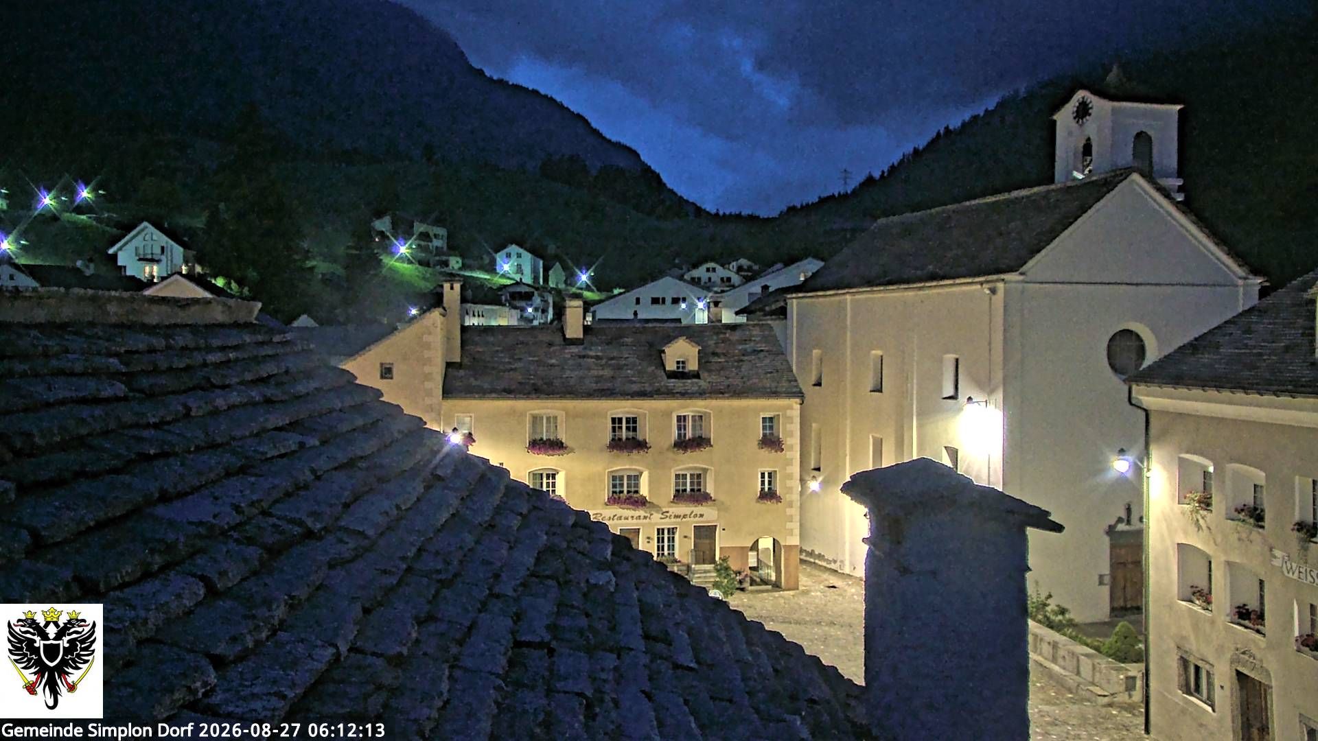 Simplon Dorf › Nordwesten: Kirche St. Gotthard - Dorfplatz