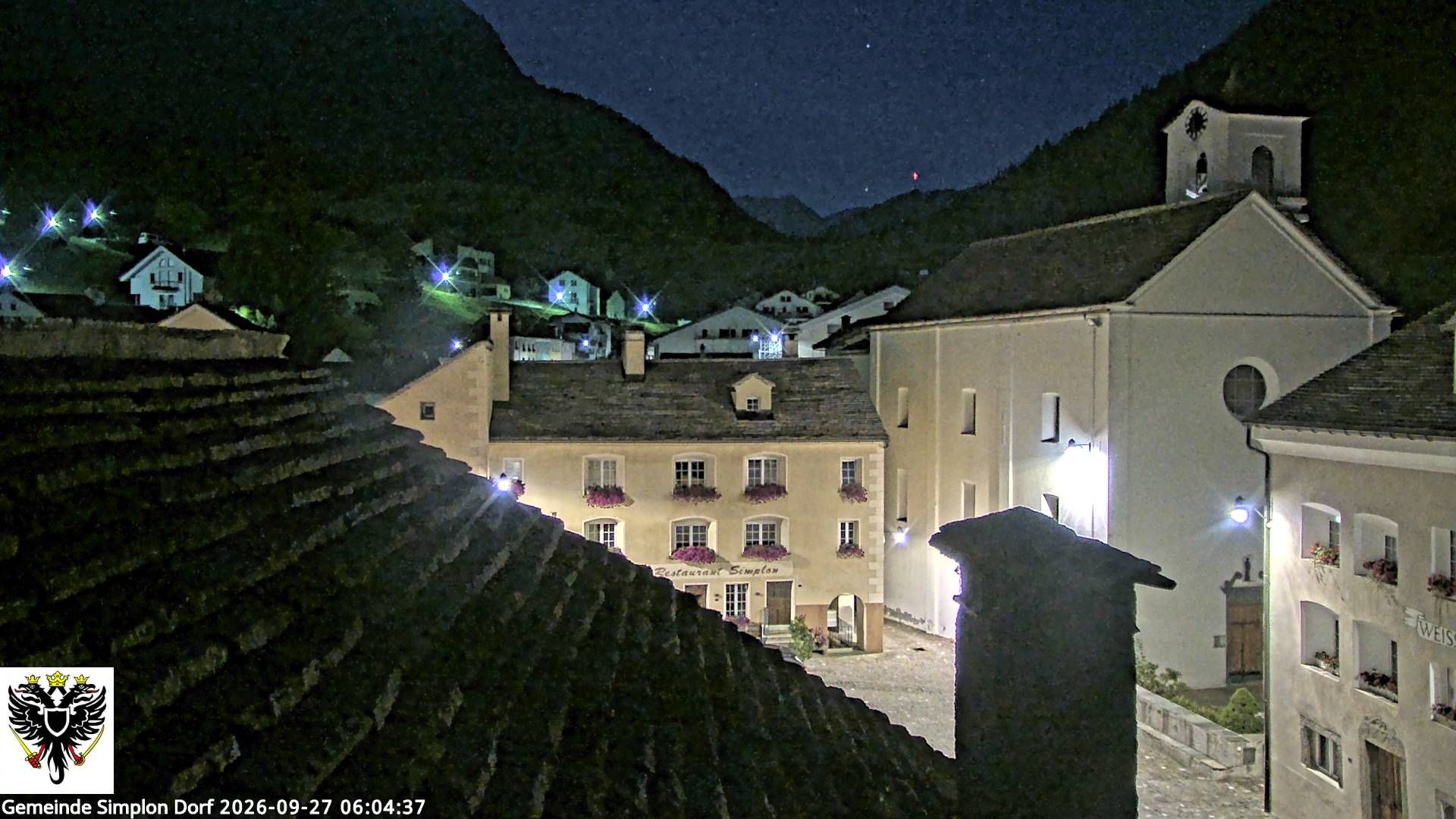 Simplon Dorf › Nordwesten: Kirche St. Gotthard - Dorfplatz