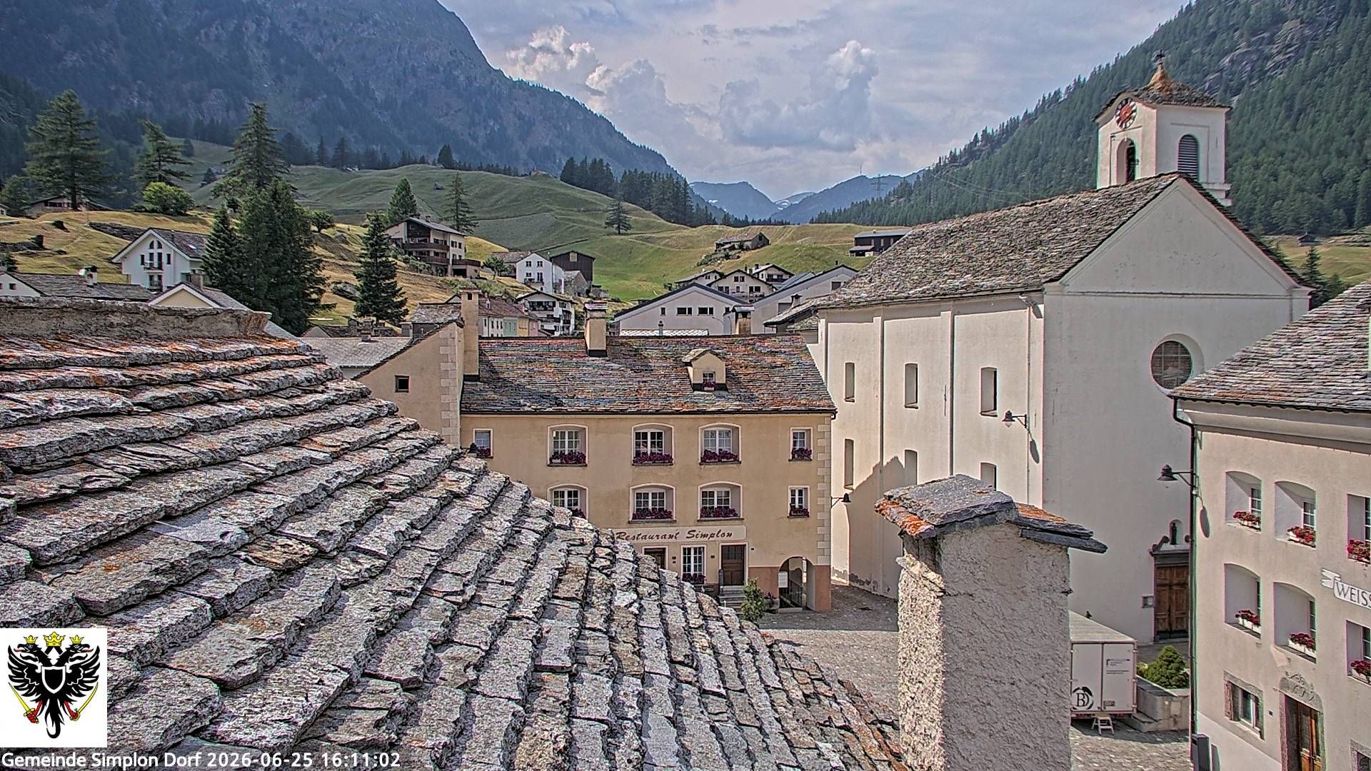 Simplon Dorf › Nordwesten: Kirche St. Gotthard - Dorfplatz