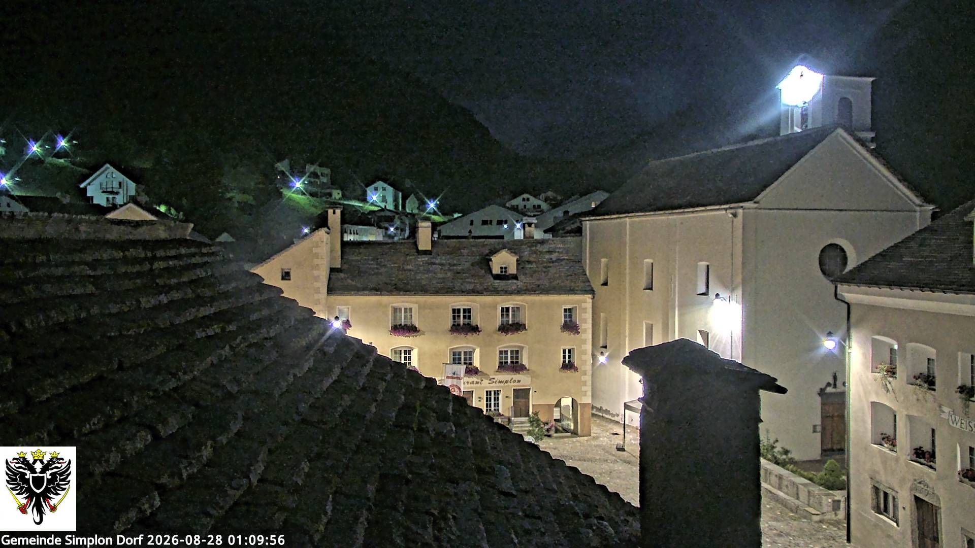 Simplon Dorf › Nordwesten: Kirche St. Gotthard - Dorfplatz