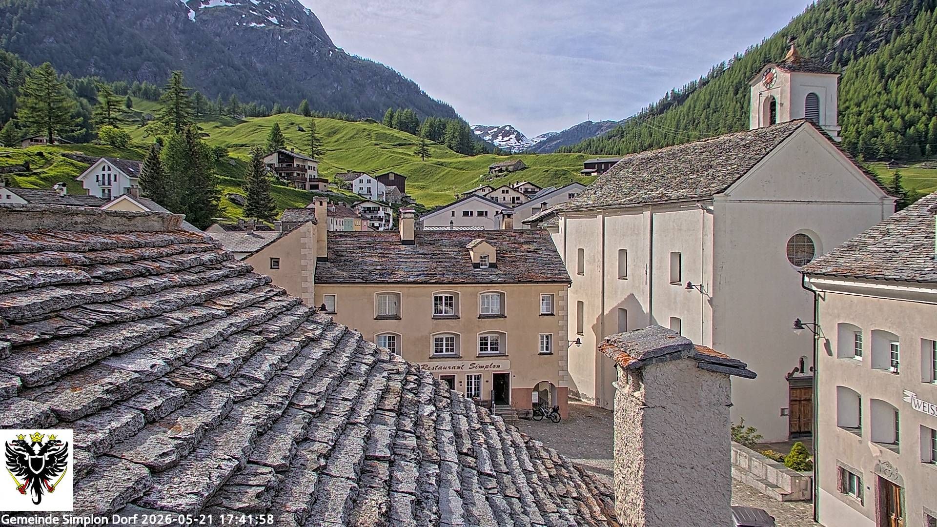 Simplon Dorf › Nordwesten: Kirche St. Gotthard - Dorfplatz