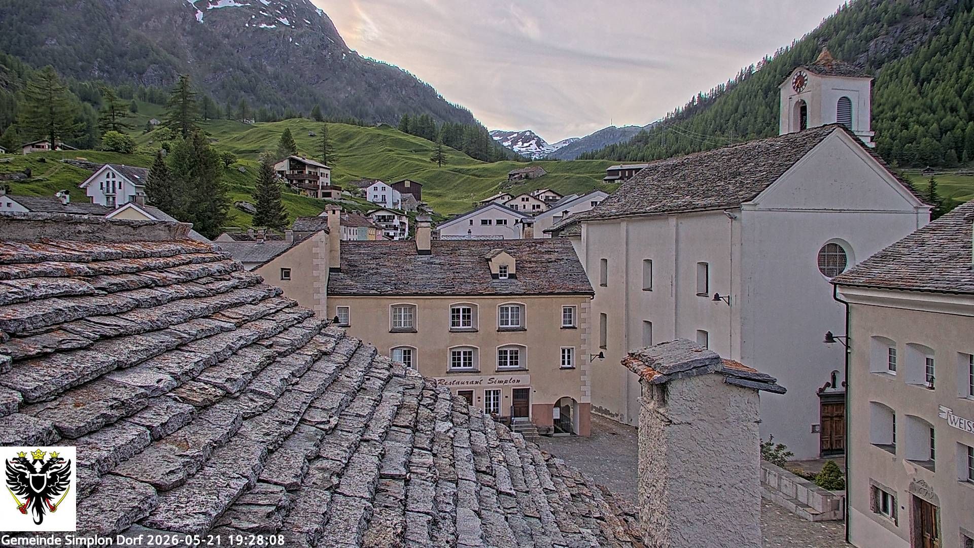Simplon Dorf › Nordwesten: Kirche St. Gotthard - Dorfplatz