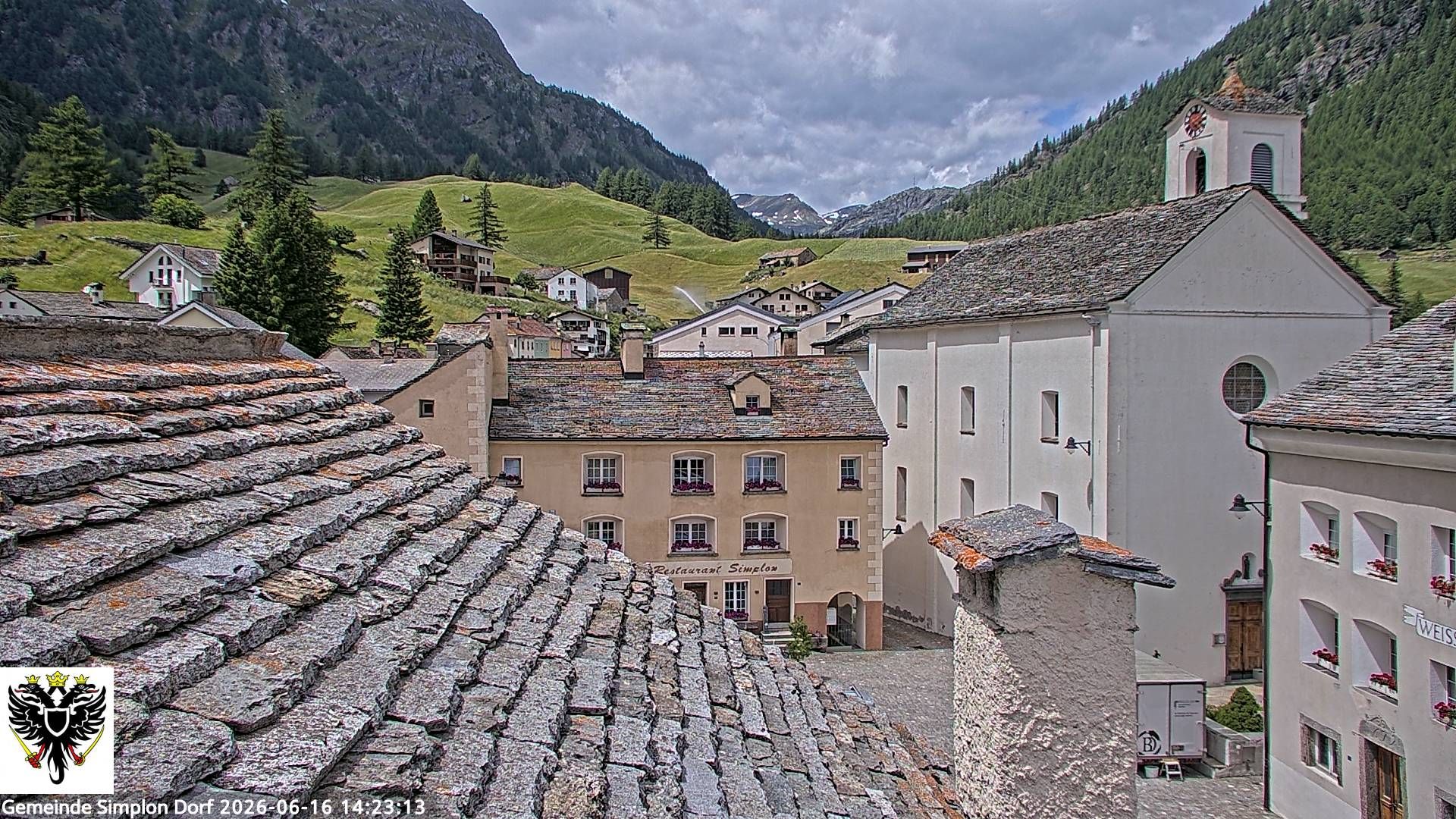 Simplon Dorf › Nordwesten: Kirche St. Gotthard - Dorfplatz