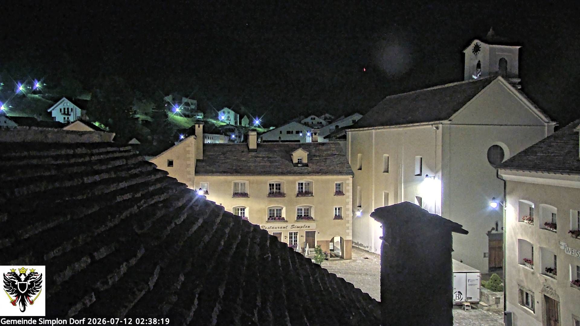 Simplon Dorf › Nordwesten: Kirche St. Gotthard - Dorfplatz