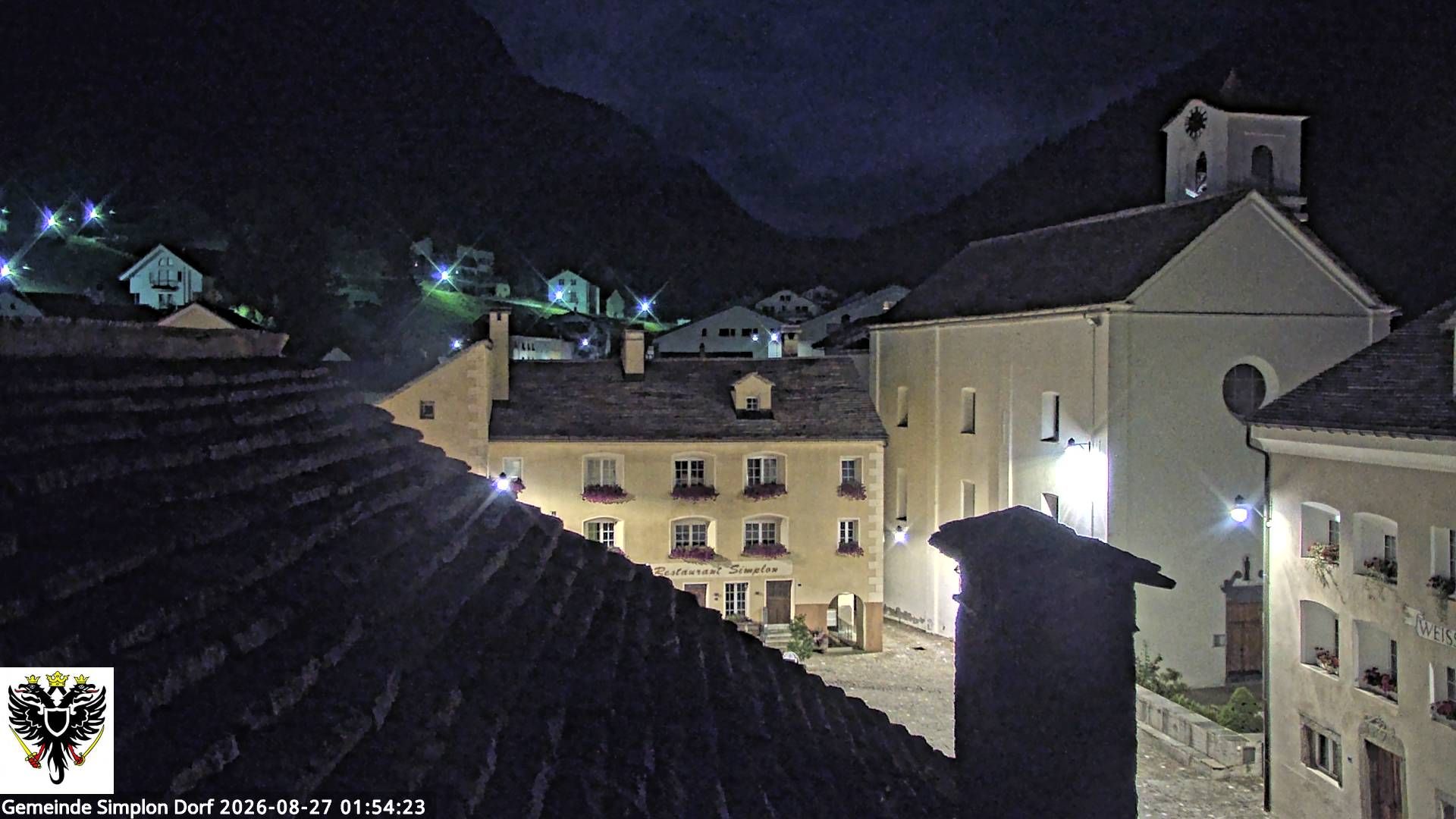 Simplon Dorf › Nordwesten: Kirche St. Gotthard - Dorfplatz