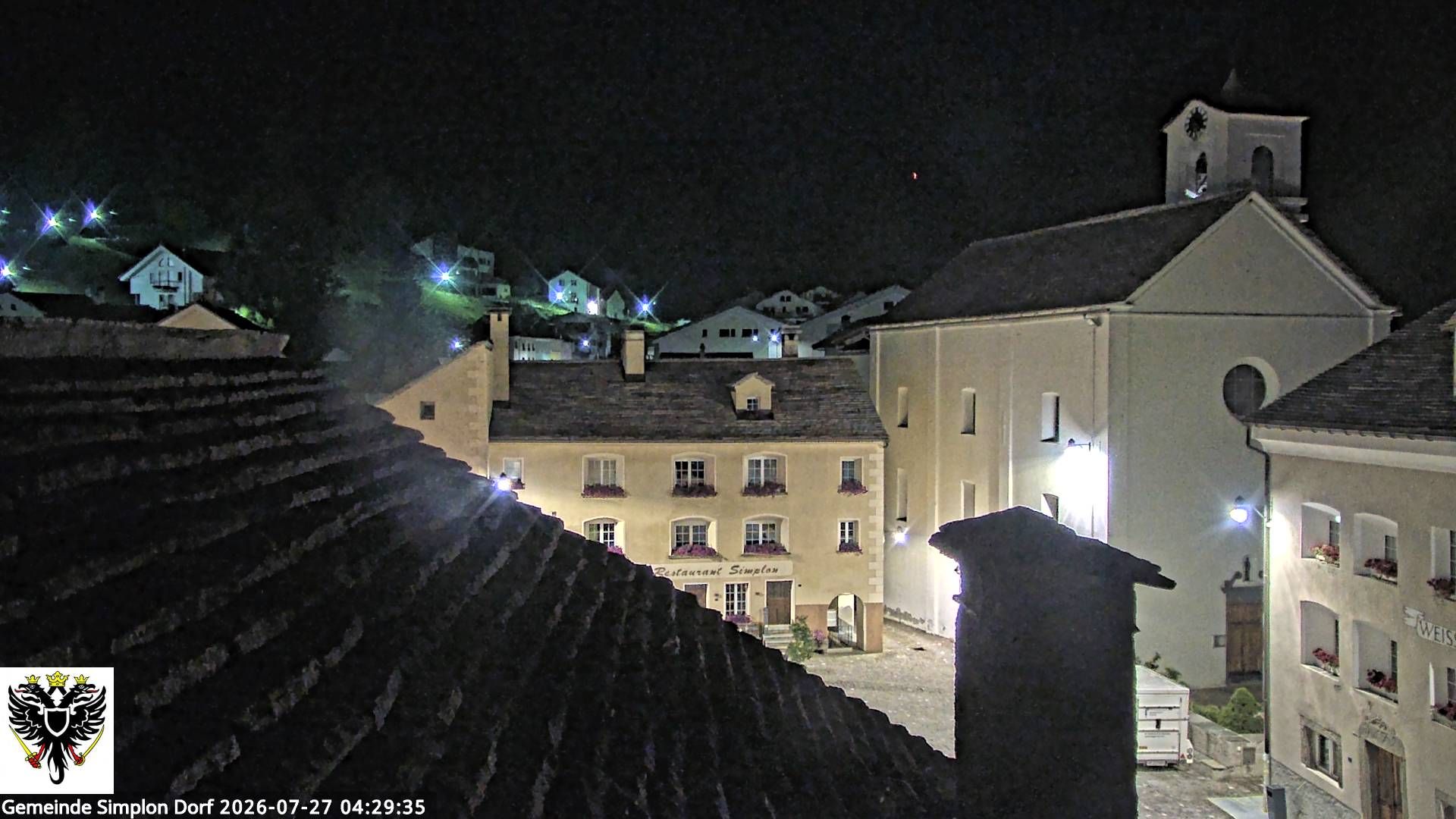 Simplon Dorf › Nordwesten: Kirche St. Gotthard - Dorfplatz