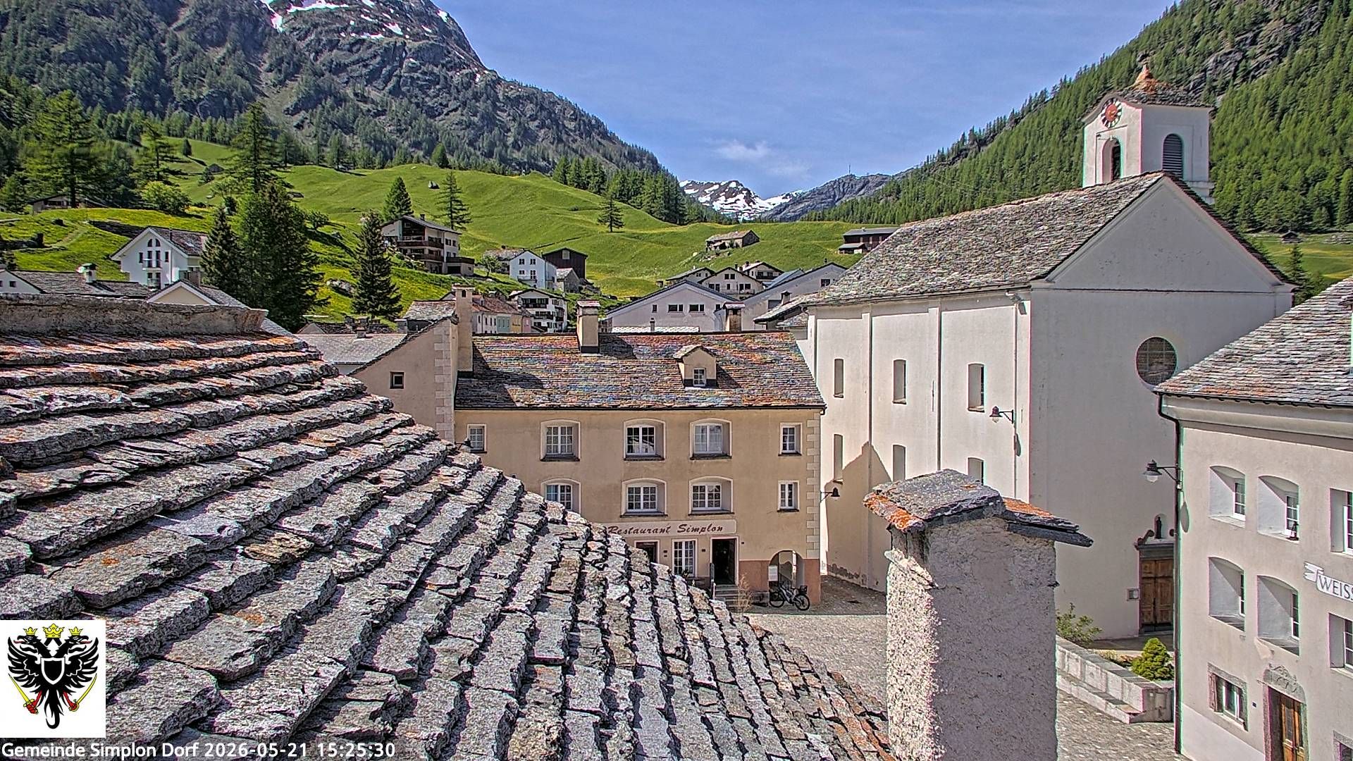 Simplon Dorf › Nordwesten: Kirche St. Gotthard - Dorfplatz