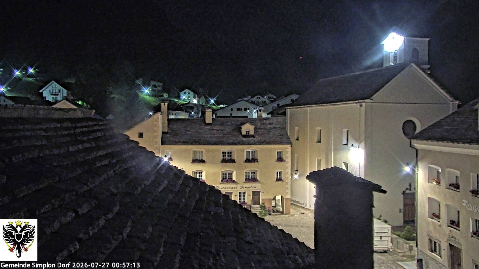 Simplon Dorf › Nordwesten: Kirche St. Gotthard - Dorfplatz