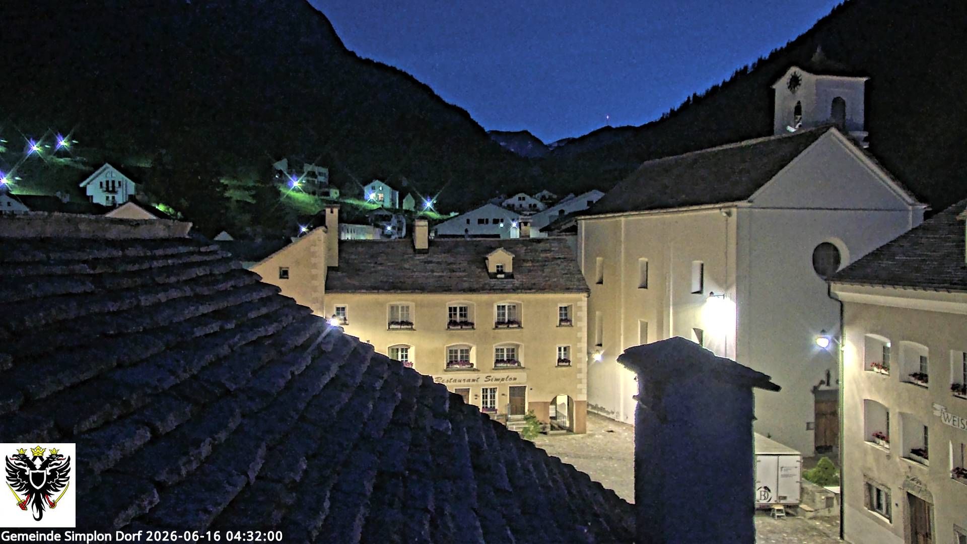 Simplon Dorf › Nordwesten: Kirche St. Gotthard - Dorfplatz