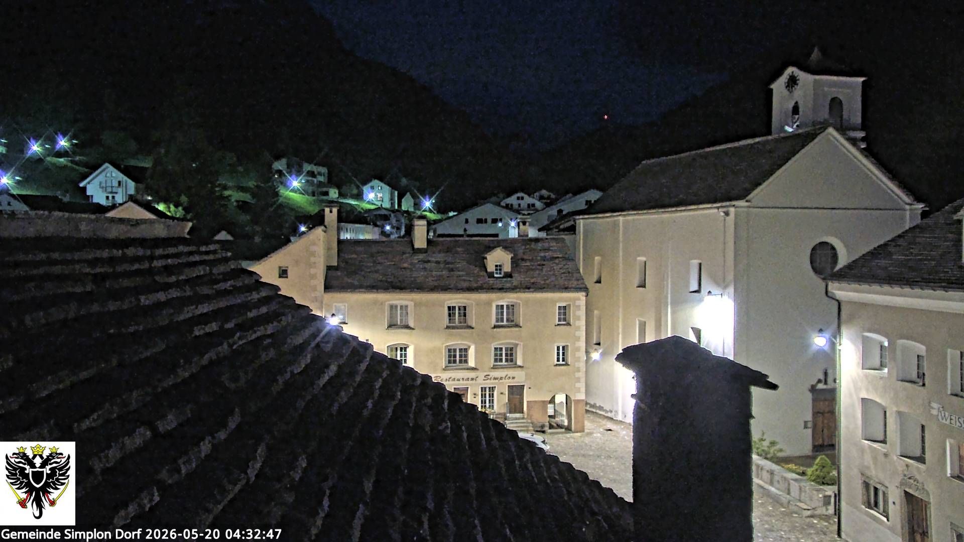 Simplon Dorf › Nordwesten: Kirche St. Gotthard - Dorfplatz