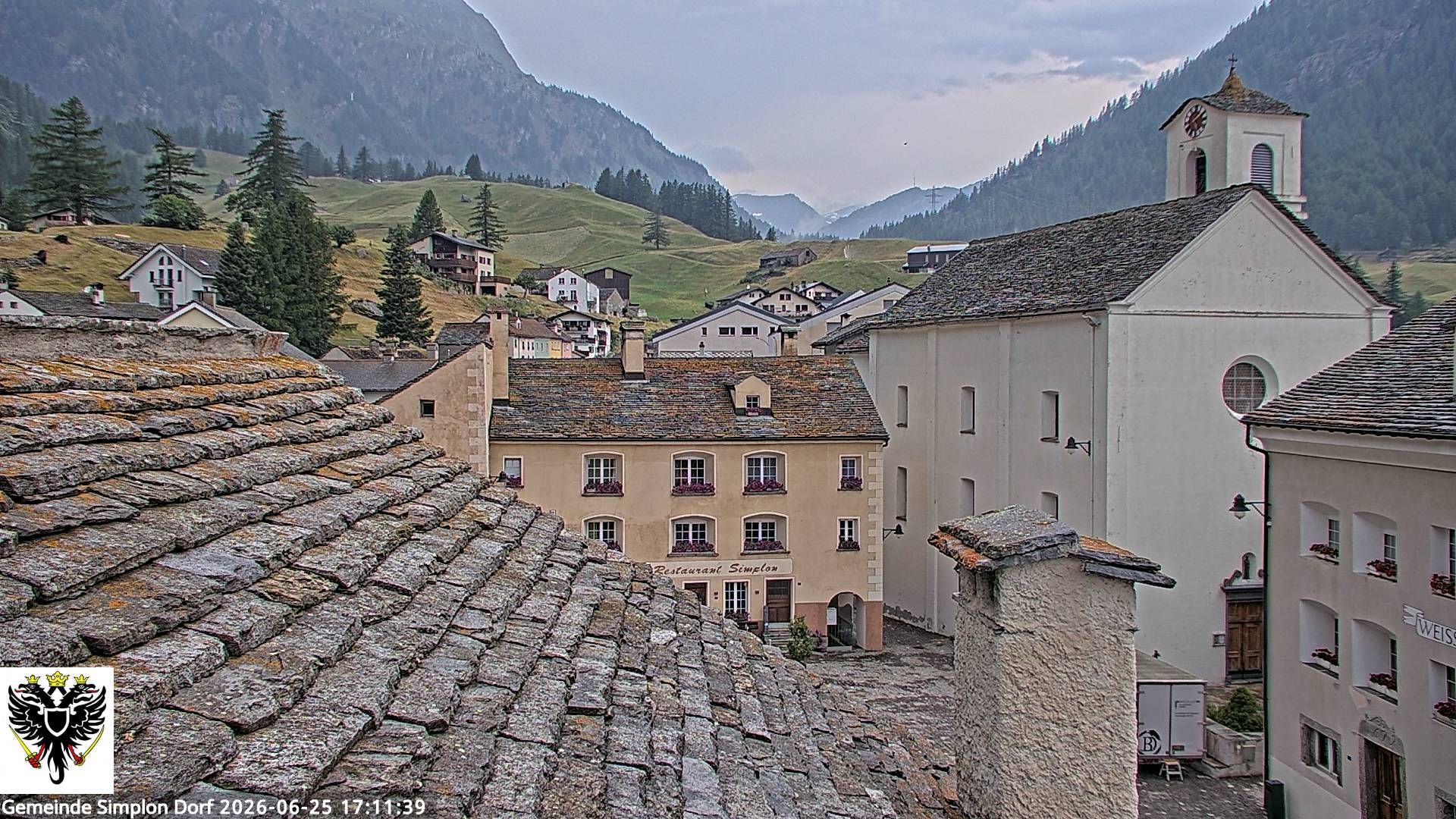 Simplon Dorf › Nordwesten: Kirche St. Gotthard - Dorfplatz