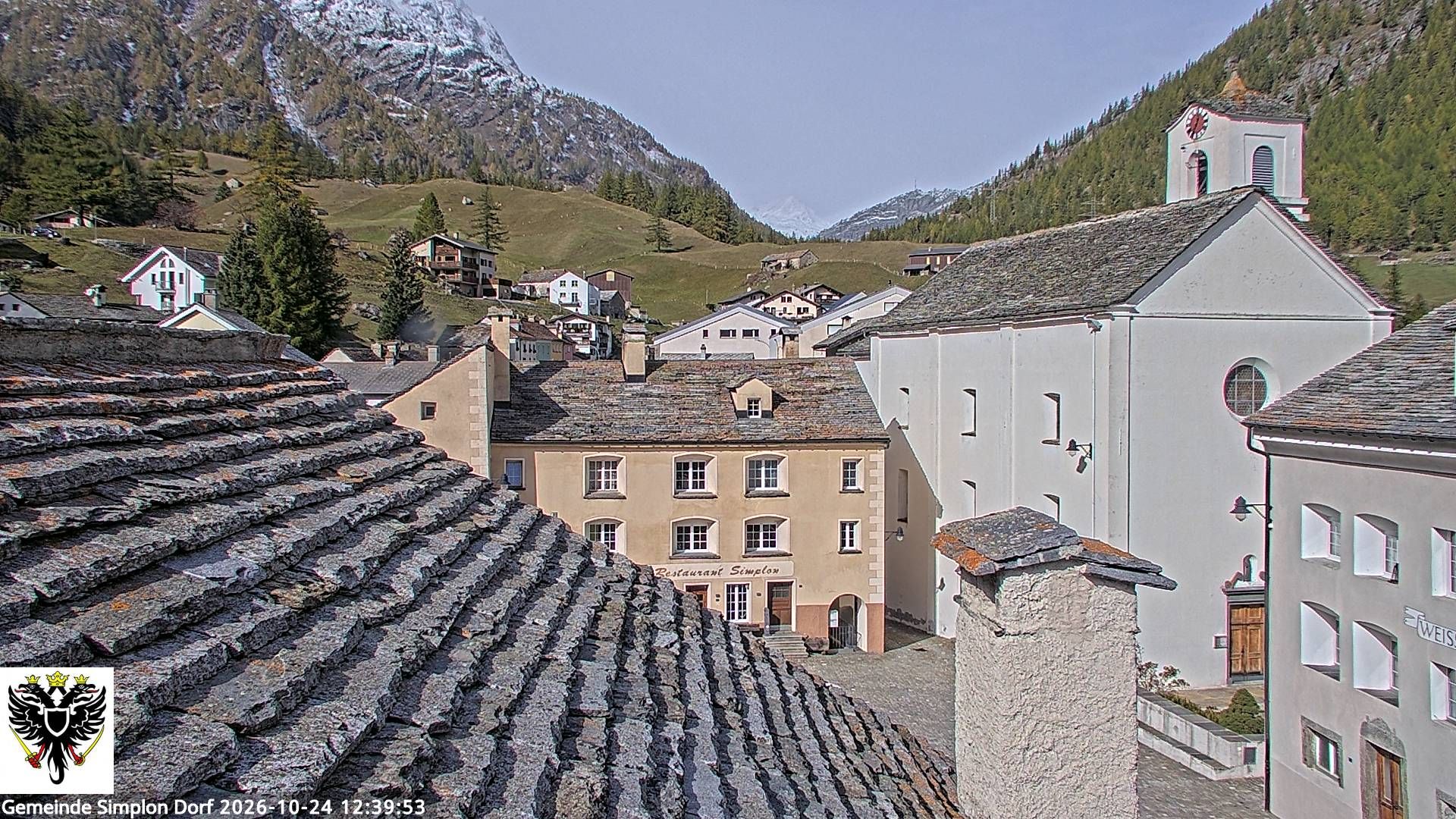 Simplon Dorf › Nordwesten: Kirche St. Gotthard - Dorfplatz