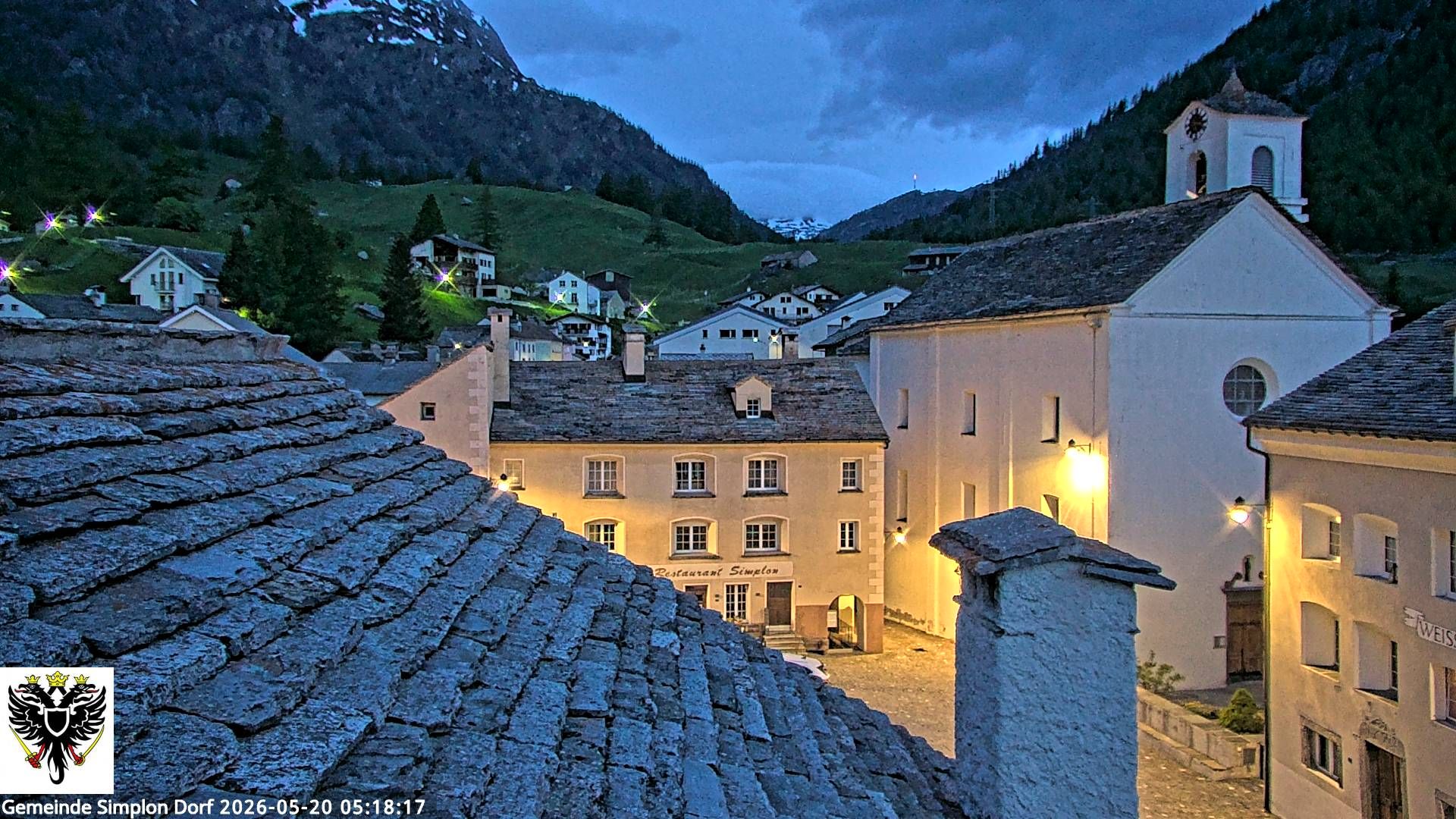 Simplon Dorf › Nordwesten: Kirche St. Gotthard - Dorfplatz