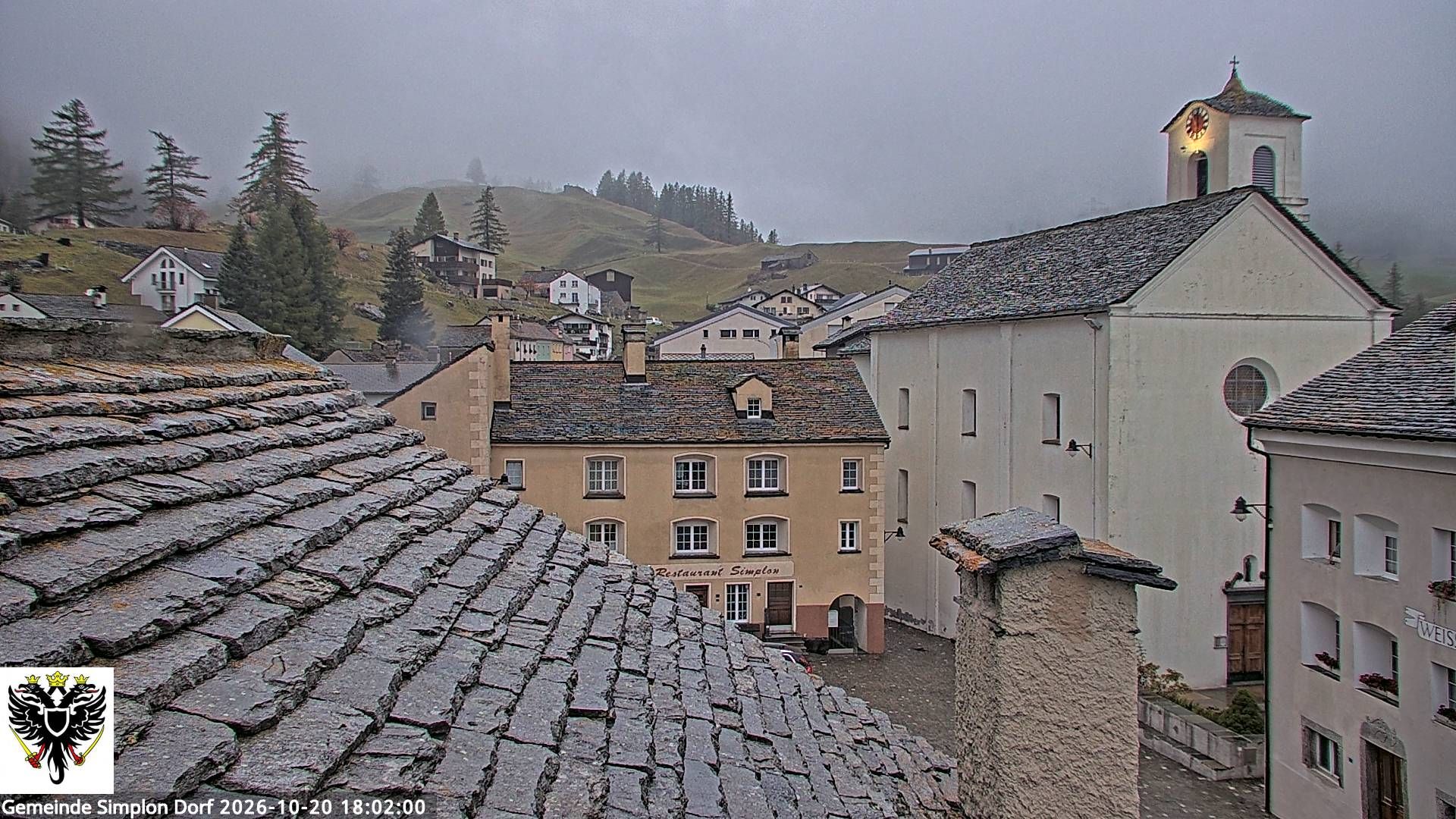Simplon Dorf › Nordwesten: Kirche St. Gotthard - Dorfplatz