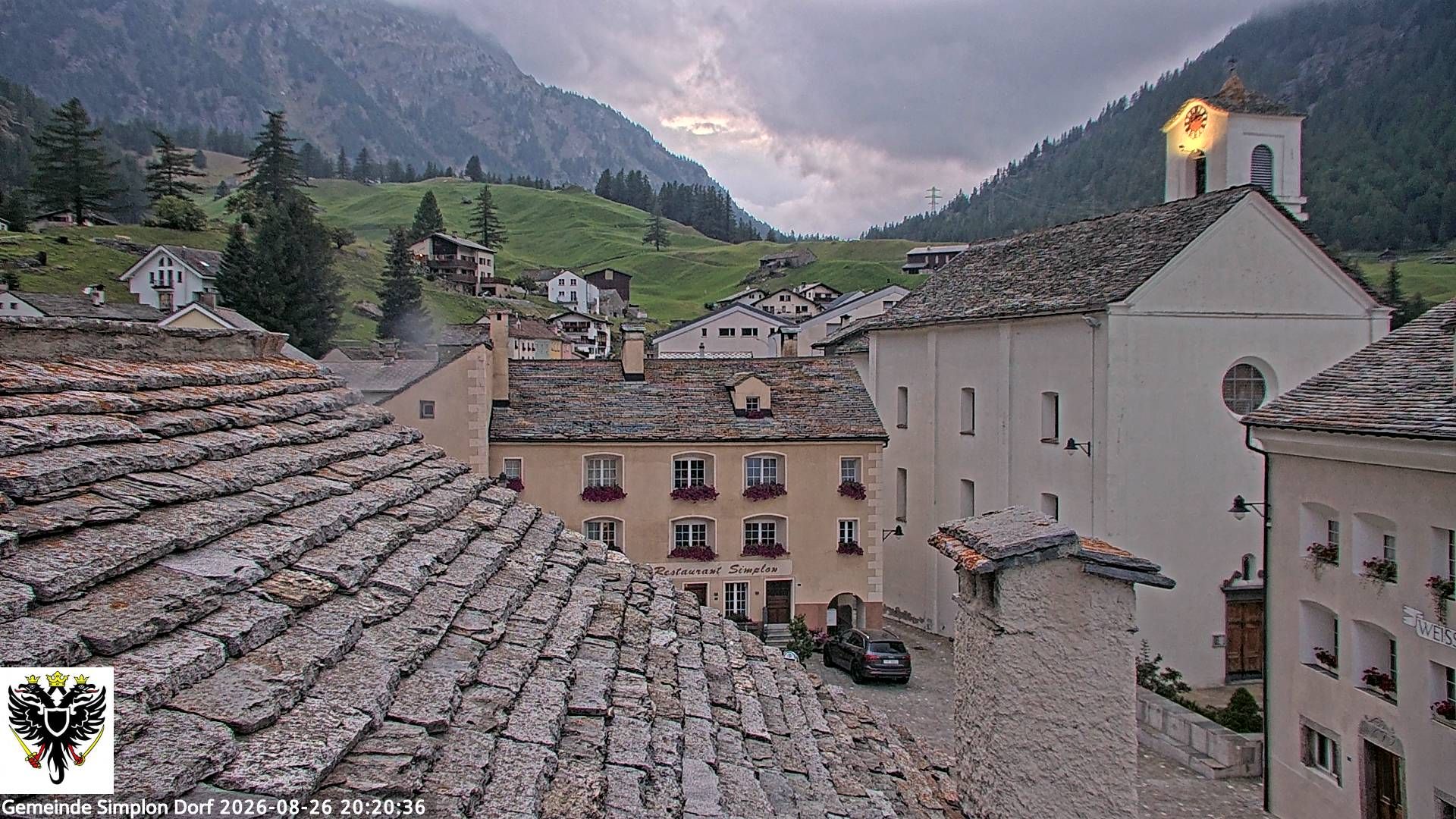 Simplon Dorf › Nordwesten: Kirche St. Gotthard - Dorfplatz