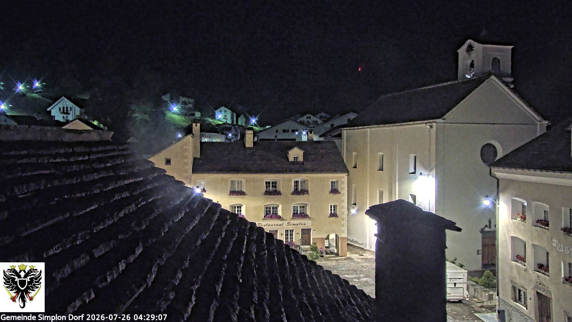 Simplon Dorf › Nordwesten: Kirche St. Gotthard - Dorfplatz