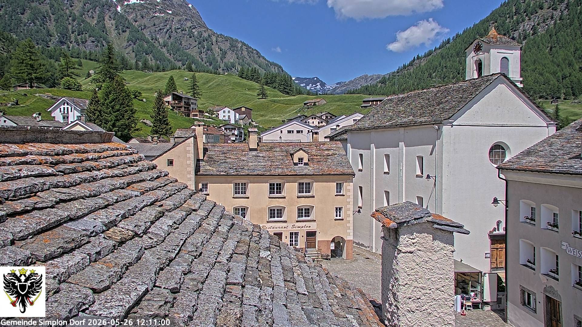 Simplon Dorf › Nordwesten: Kirche St. Gotthard - Dorfplatz