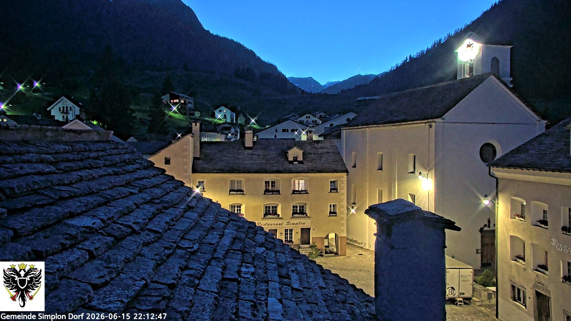 Simplon Dorf › Nordwesten: Kirche St. Gotthard - Dorfplatz