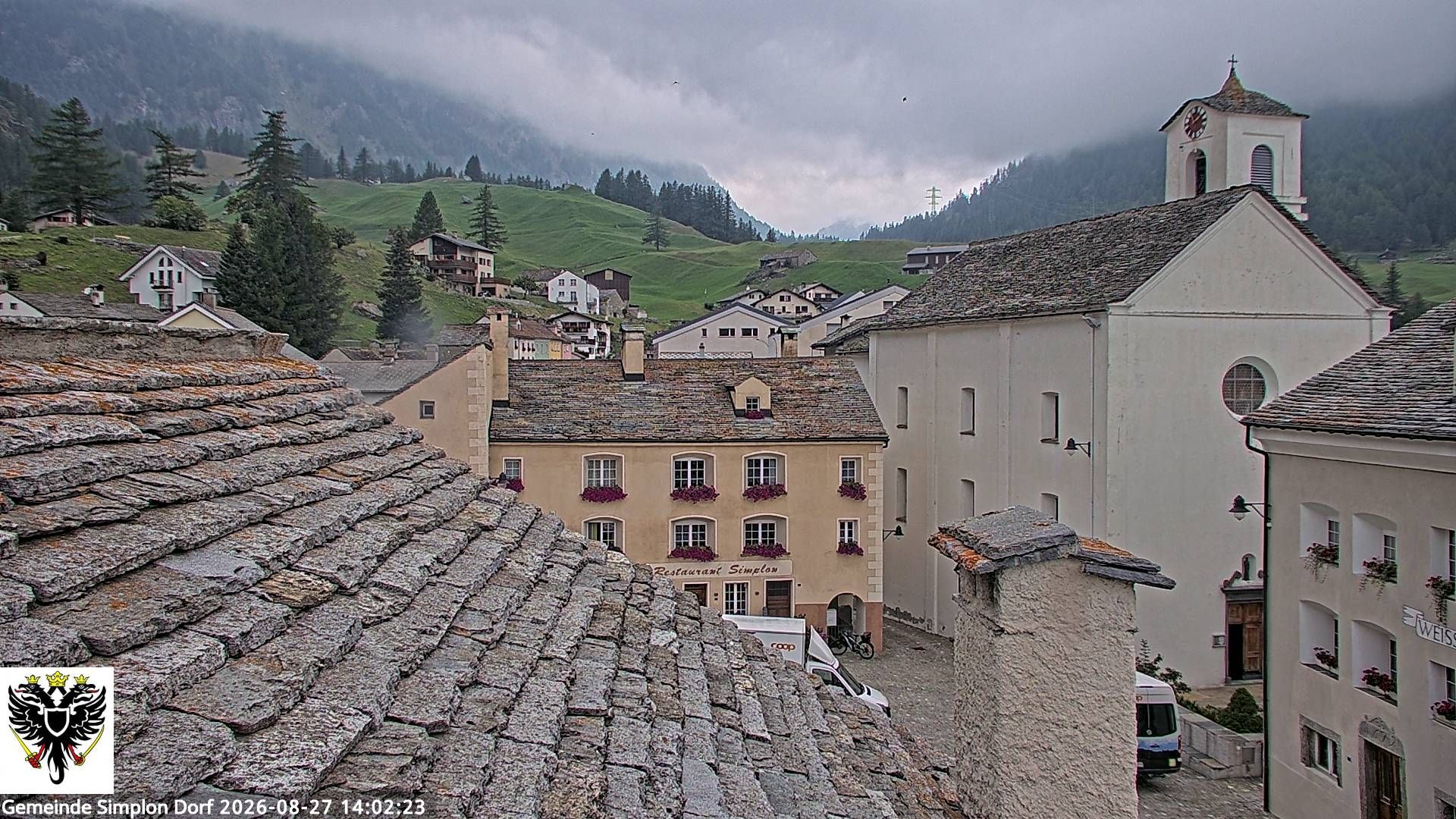 Simplon Dorf › Nordwesten: Kirche St. Gotthard - Dorfplatz