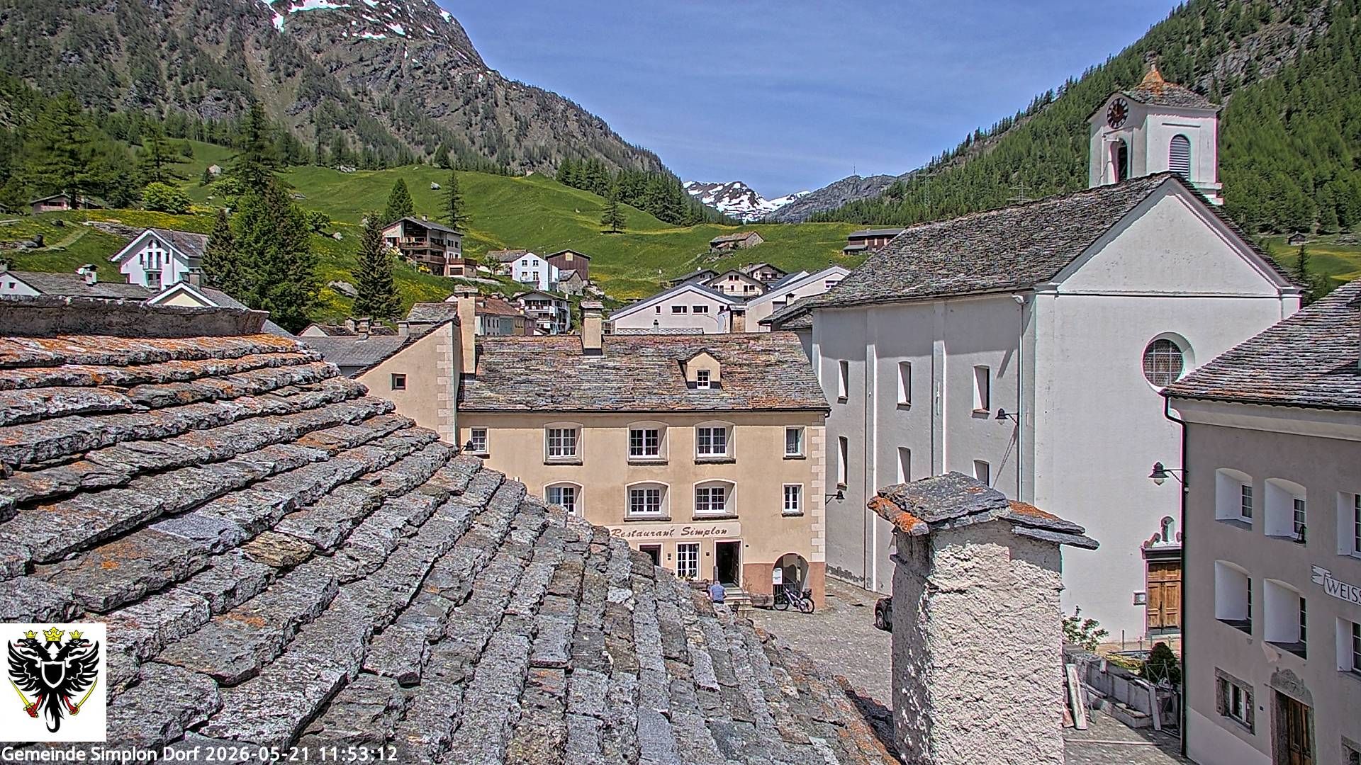 Simplon Dorf › Nordwesten: Kirche St. Gotthard - Dorfplatz