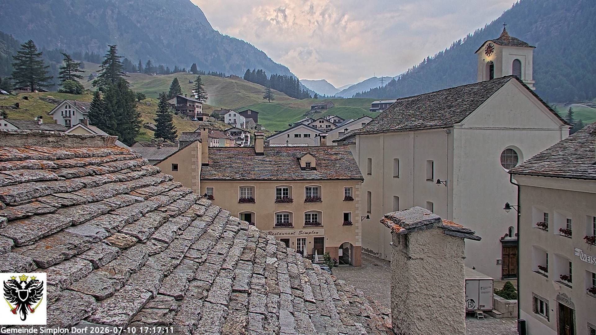 Simplon Dorf › Nordwesten: Kirche St. Gotthard - Dorfplatz