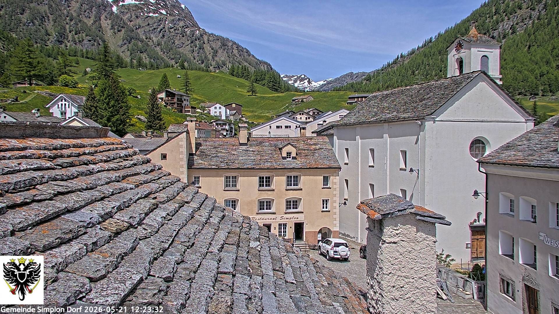 Simplon Dorf › Nordwesten: Kirche St. Gotthard - Dorfplatz