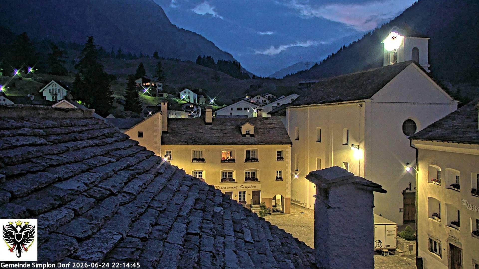 Simplon Dorf › Nordwesten: Kirche St. Gotthard - Dorfplatz
