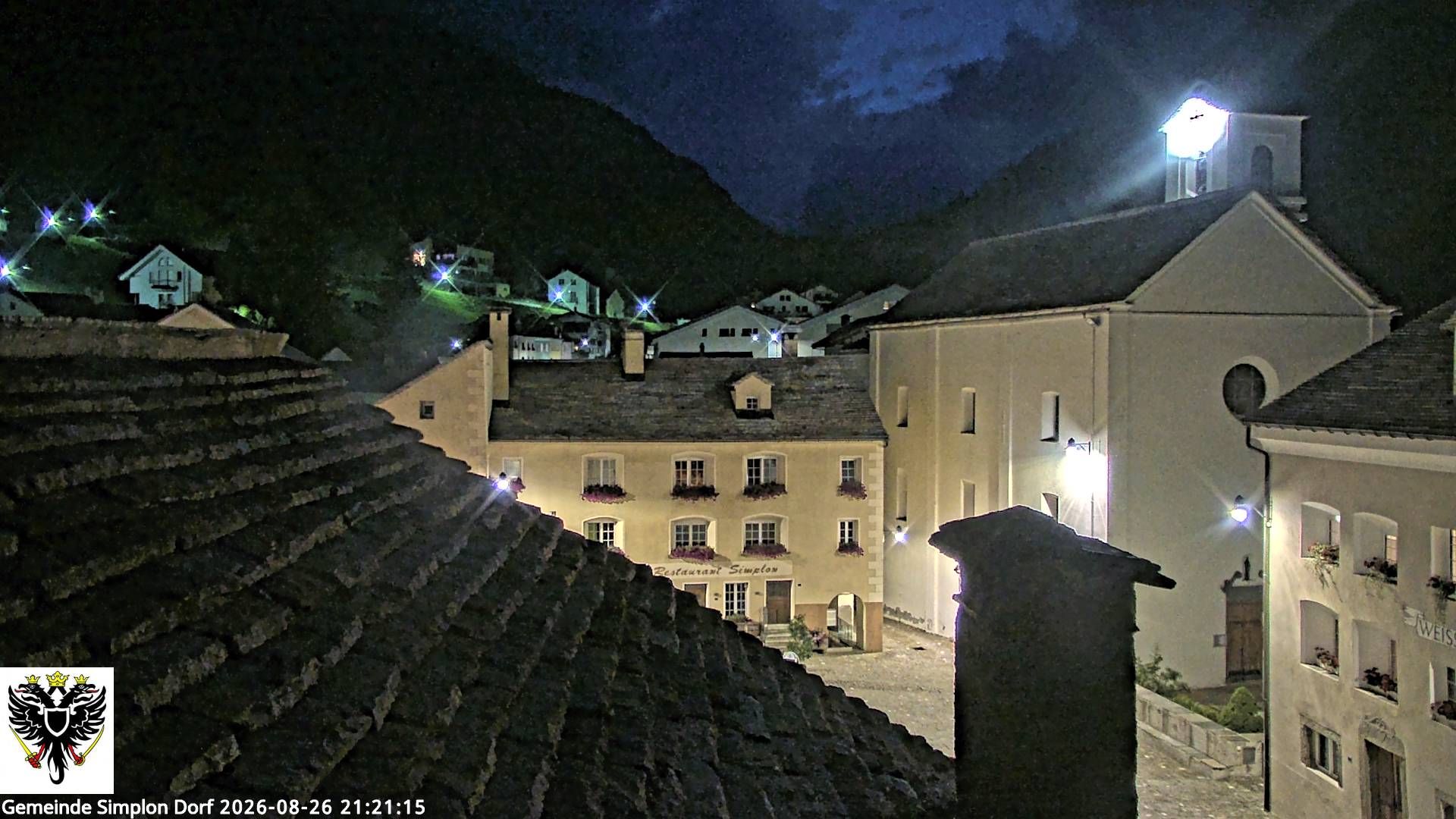 Simplon Dorf › Nordwesten: Kirche St. Gotthard - Dorfplatz