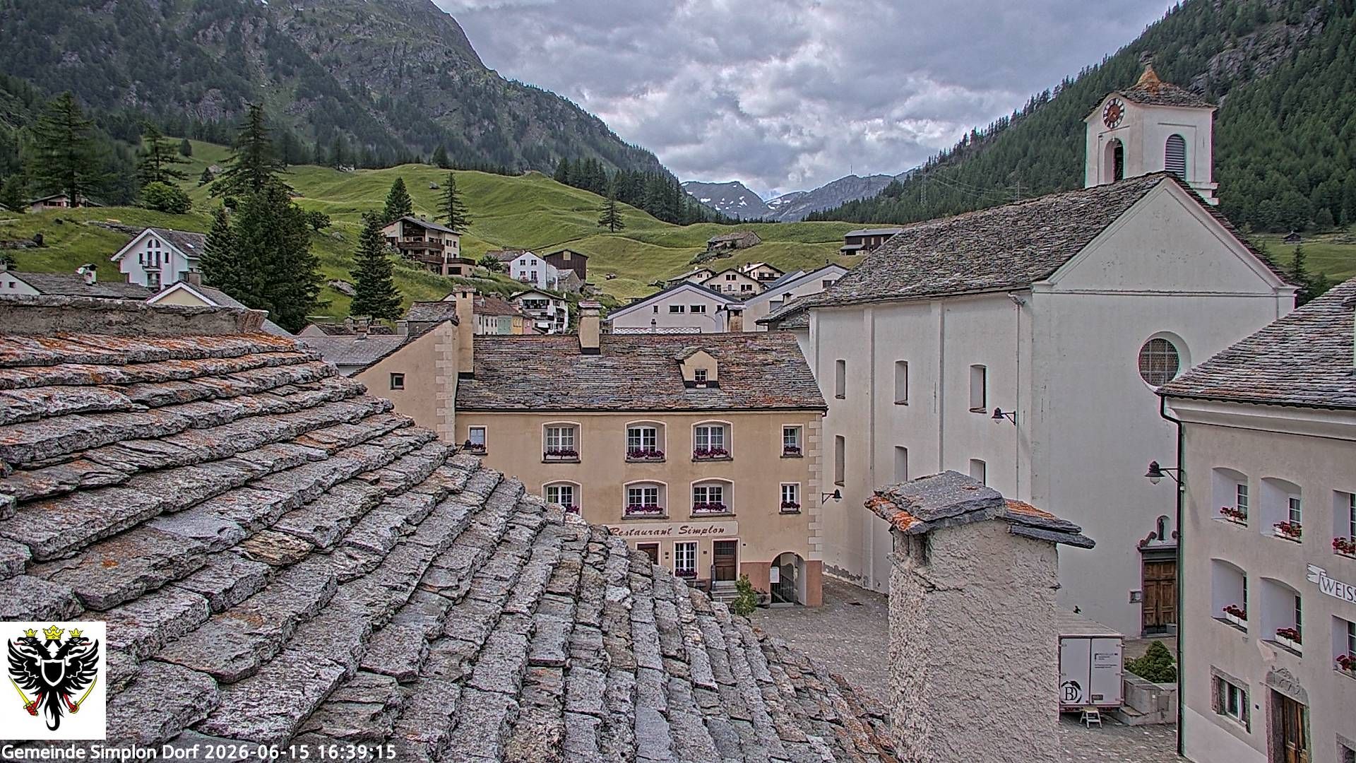 Simplon Dorf › Nordwesten: Kirche St. Gotthard - Dorfplatz