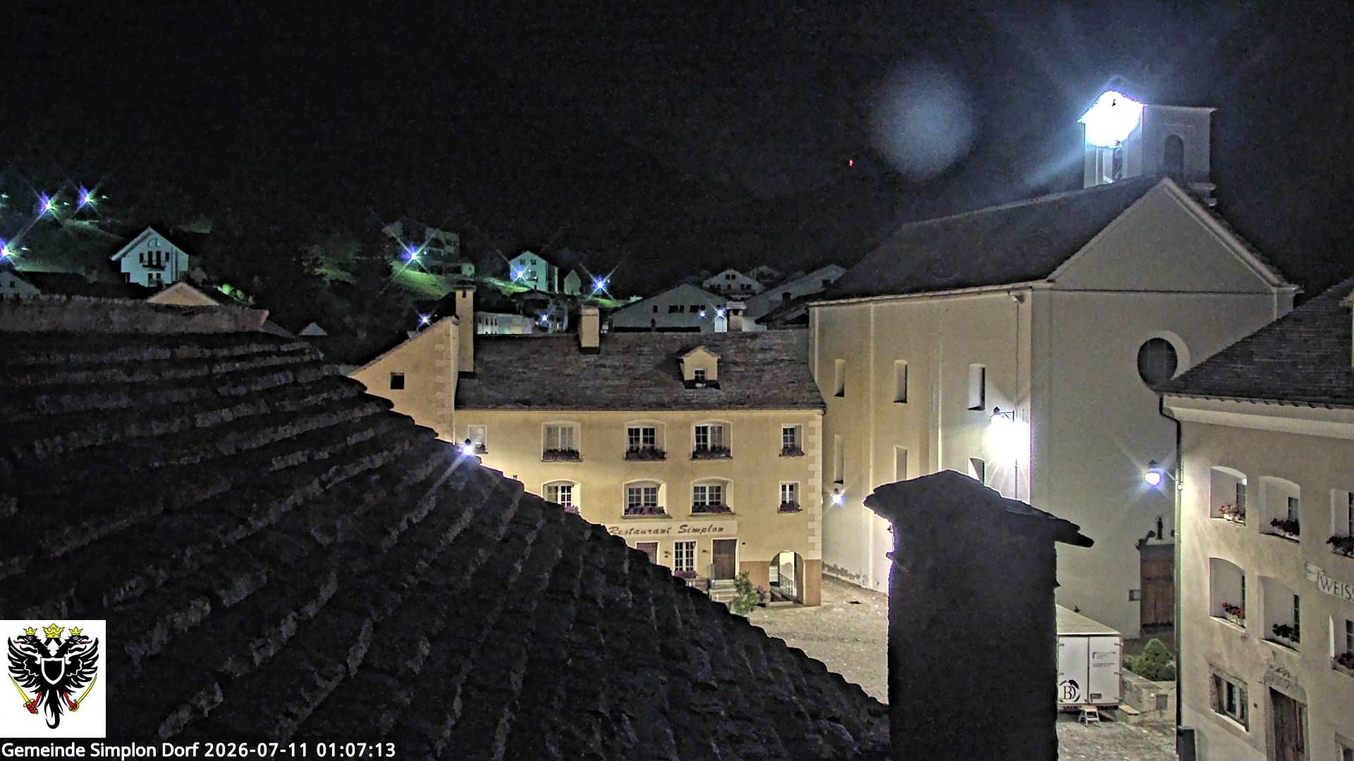 Simplon Dorf › Nordwesten: Kirche St. Gotthard - Dorfplatz