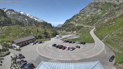 Innertkirchens Mountain and Traffic