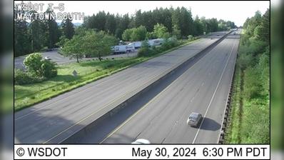 Traffic Cam Olympia: I-5 at MP 93.2: Maytown South