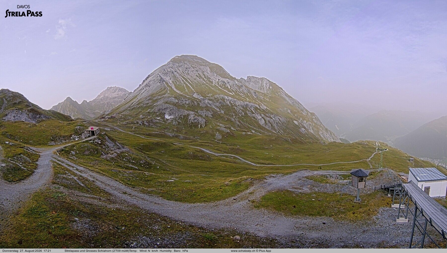 Traffic Cam Davos: Strelapass