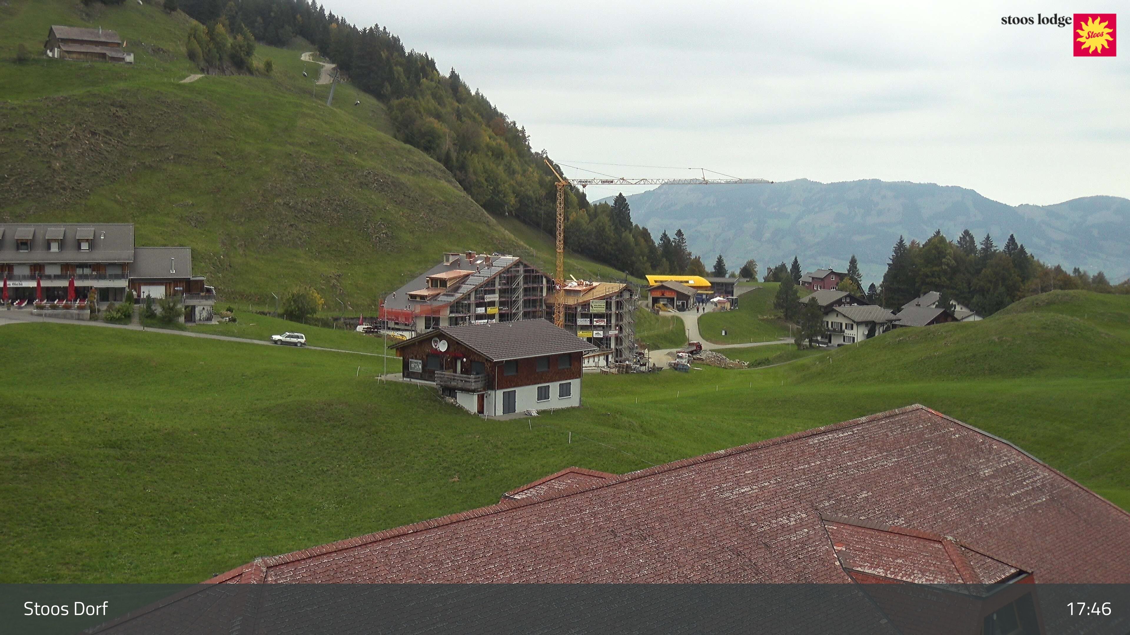 Stoos SZ › Nordwesten: Bounce Circus Fronalphalle Stoos - Schweizer Skischule Stoos - Stoos(Sesselbahn Fronalpstock)