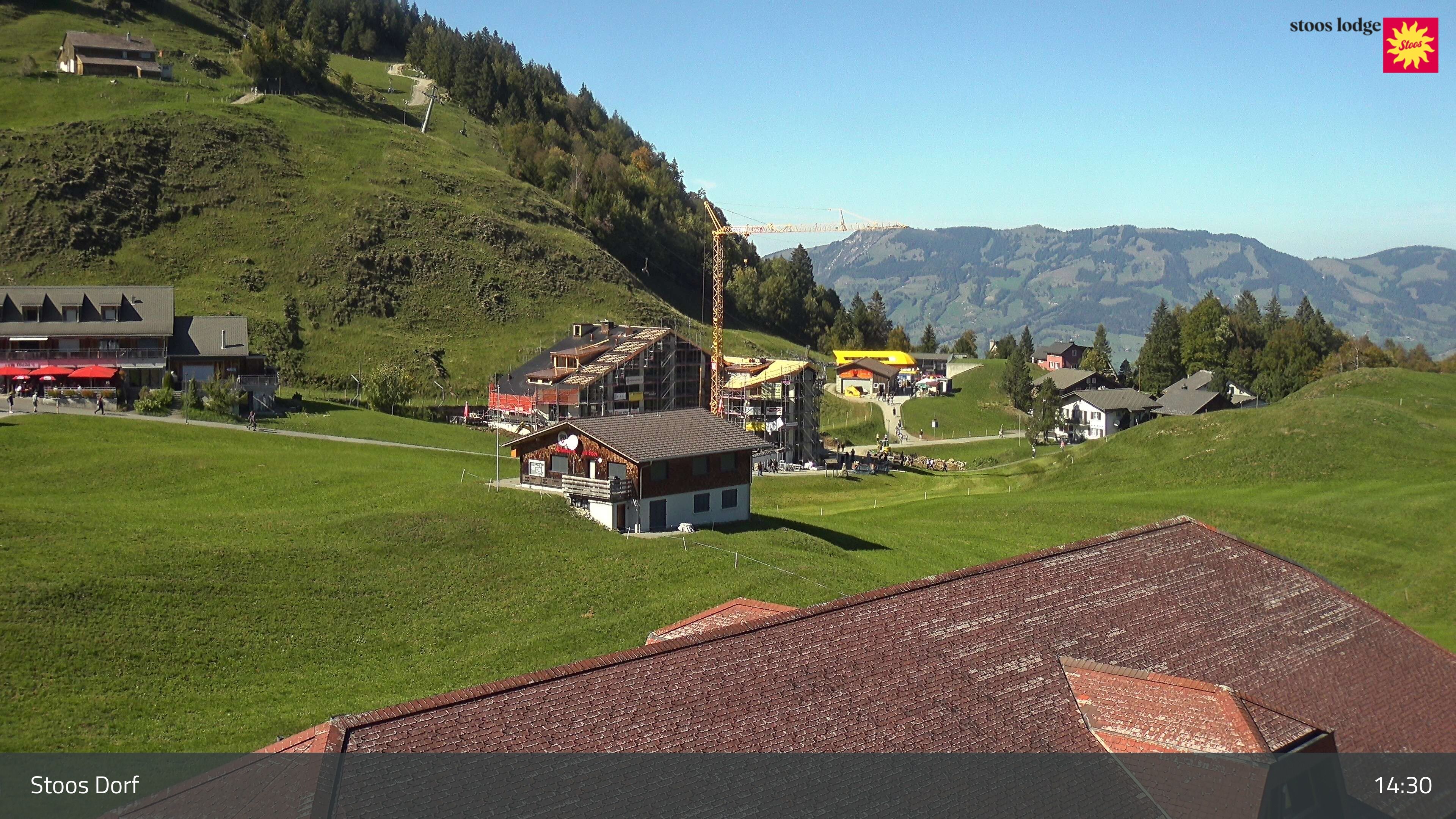 Stoos SZ › Nordwesten: Bounce Circus Fronalphalle Stoos - Schweizer Skischule Stoos - Stoos(Sesselbahn Fronalpstock)