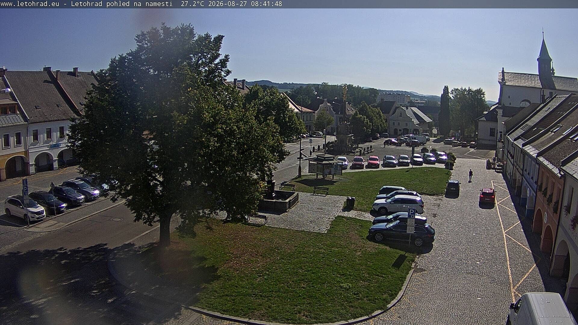 Traffic Cam Letohrad › East: Pardubický kraj, Česko: Václavské náměstí