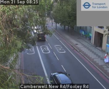 Traffic Cam London: Camberwell New Rd/Foxley Rd