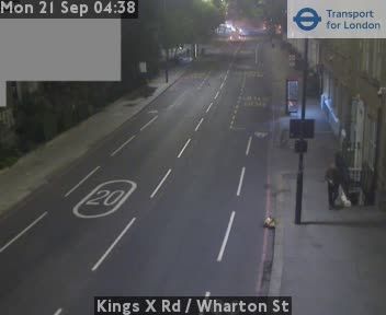 Traffic Cam London: Kings X Rd - Wharton St