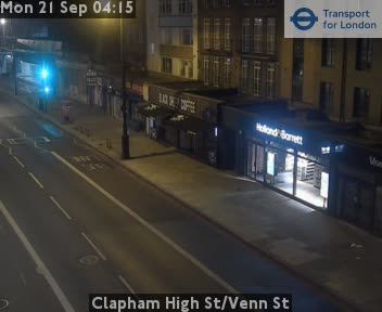 Traffic Cam London: Clapham High St/Venn St